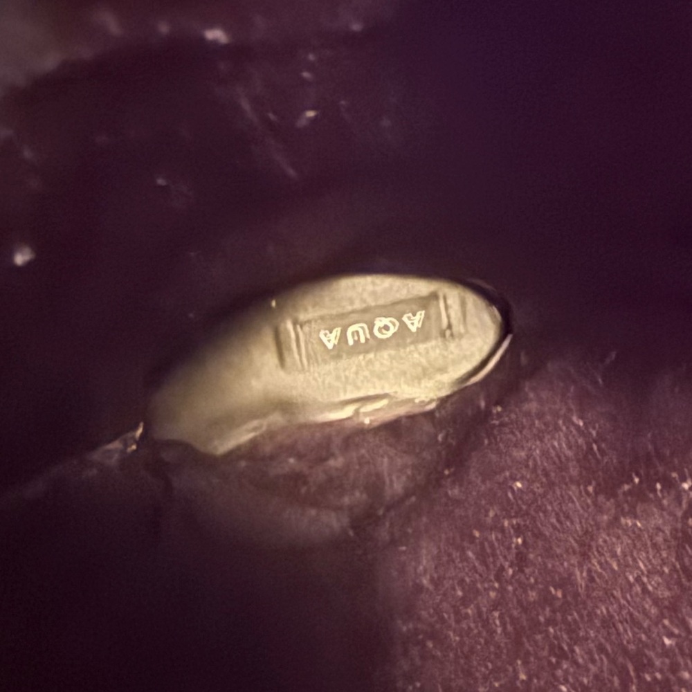 Aqua Riley NWT Sz 8.5M Elegant Black Leather Knee-High Boots (SH141) - Picture 13 of 14